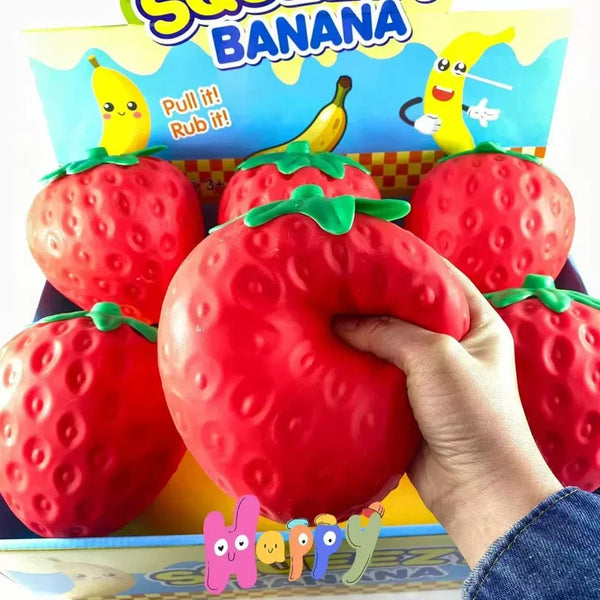 Super Jumbo Strawberry Squishy Cream Scented Squishy