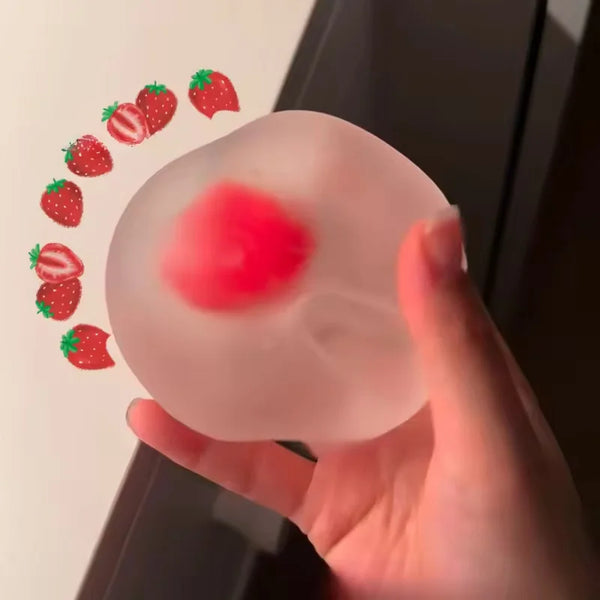 Strawberry Mochi Squeeze Toy